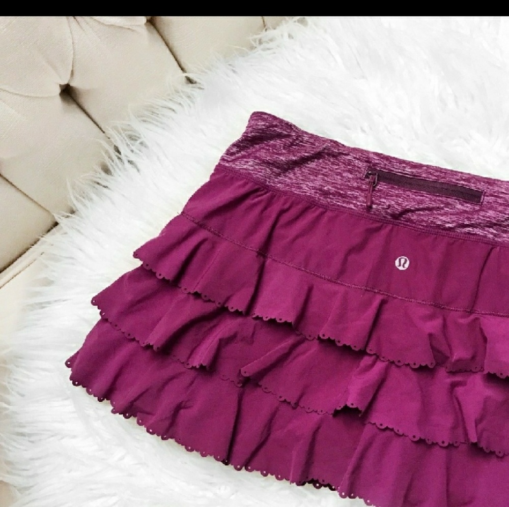Lululemon plum skirt skort